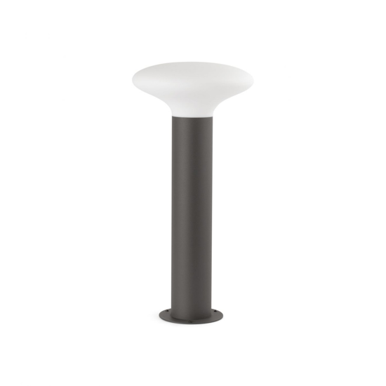 Lampione moderno antracite per illuminazione giardino