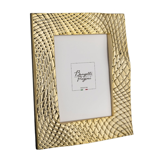 Cornice oro per foto design moderno in marmorino bongelli preziosi