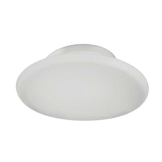 Dynamic stilnovo plafoniera moderna 21w 3000k  vetro bianco ip44