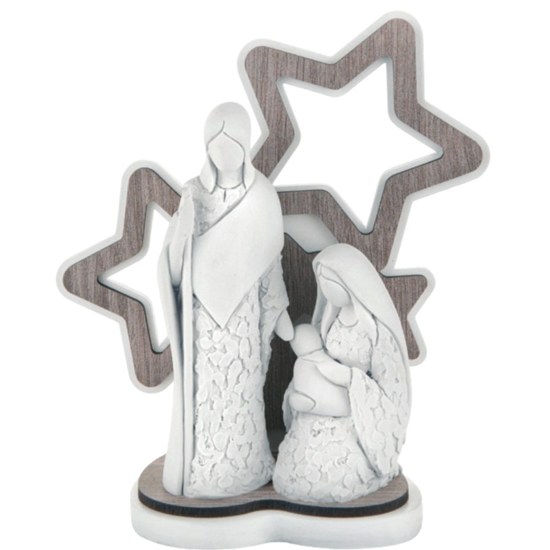 Presepe statuetta di natale natività h14 rovere bongelli preziosi
