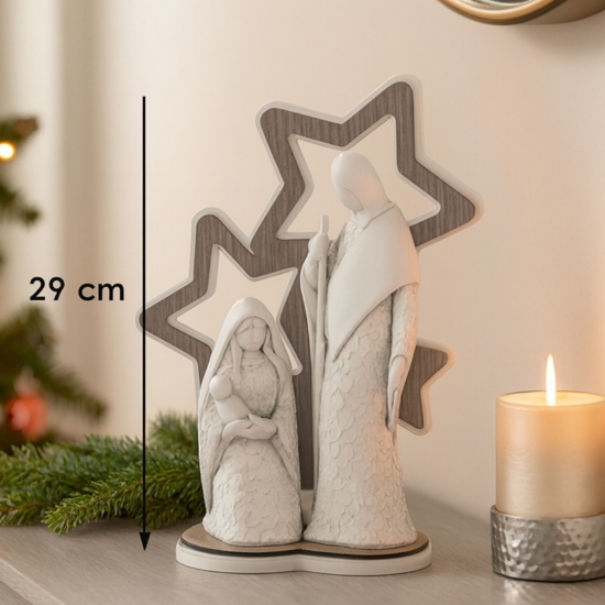 Statuetta presepe h29 natività di natale rovere bongelli preziosi