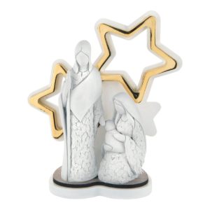 Statuina mini presepe di natale natività oro h14 cm bongelli preziosi