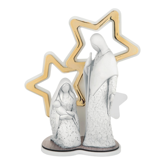 Statuetta presepe di natale h29 natività oro bongelli preziosi