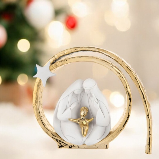 Bongelli preziosi statuetta presepe moderno di natale natività oro d15