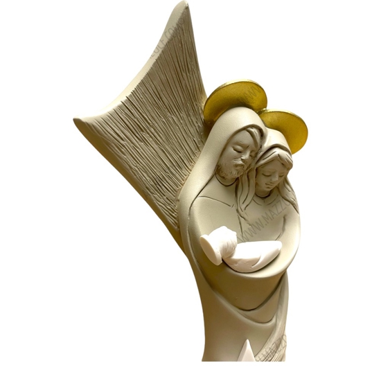 Statuina presepe di natale bongelli preziosi natività h16 nocciola