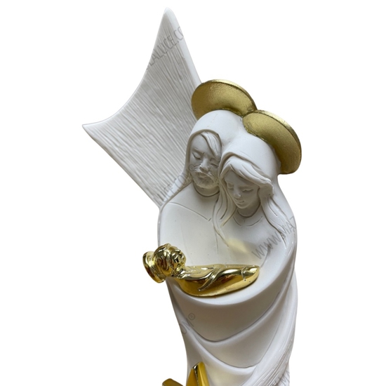 Bongelli preziosi presepe di natale h16 natività bianco oro