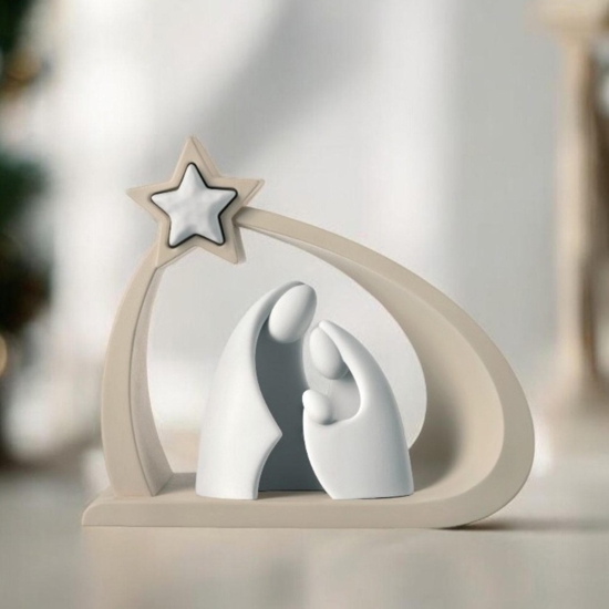 Statuina presepe di natale nativita h13 nocciola bongelli preziosi