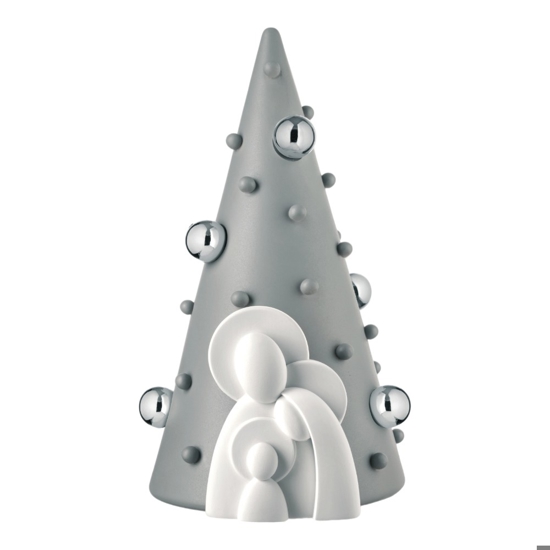 Statuina presepe natività di natale grigio h15 bongelli preziosi