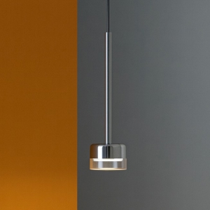 Lampada per comodini moderna vetro trasparente