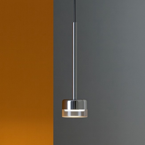 Lampada per comodini moderna vetro trasparente