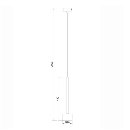 Lampada per comodini moderna vetro trasparente