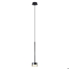Lampadario a sospensione da bagno nera vetro bronzo moderna