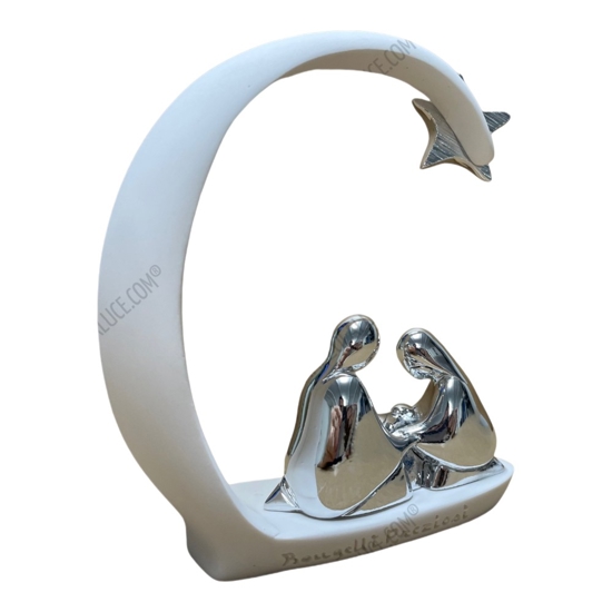 Presepe cometa di natale statuina bianco h13 natività bongelli preziosi