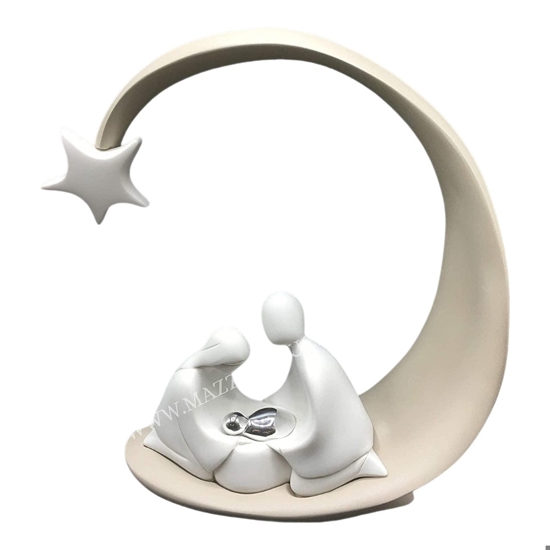 Presepe cometa h25 nocciola statuina natività bongelli preziosi