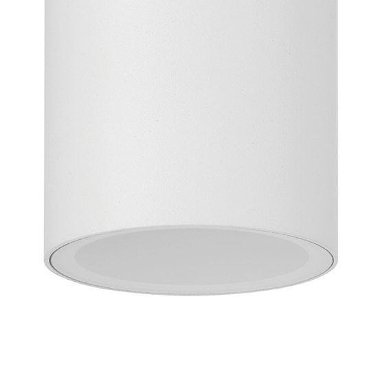 Faretto per esterno bianco cilindro da soffitto