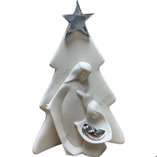Bongelli preziosi presepe h32 natività di natale bianco moderno