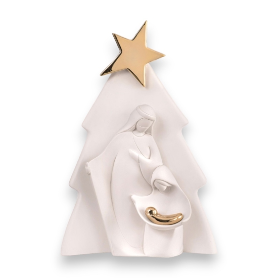 Presepe moderno di natale h32cm oro statuina natività bongelli preziosi