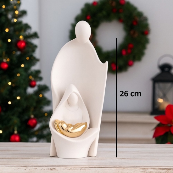 Presepe stilizzato moderno h26 oro bongelli preziosi