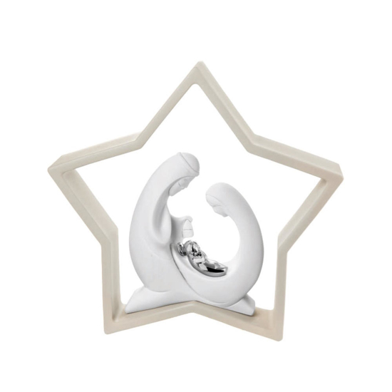 Presepe statuina stella natale h28 cm nocciola bongelli preziosi
