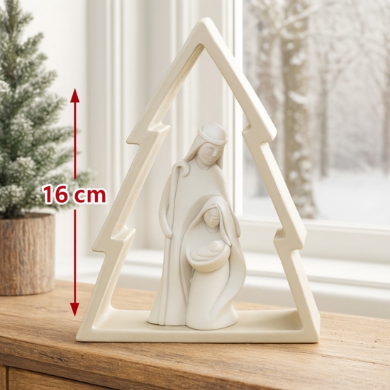 Presepino di natale nocciola statuina h16 bongelli preziosi