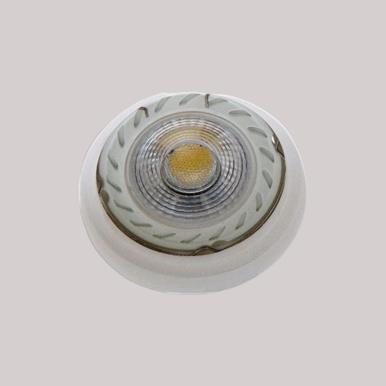 Isyluce faretto in gesso da incasso rotondo per controsoffitto