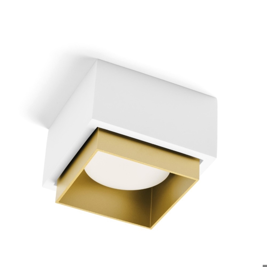 Plafoniera da cucina quadrata syme sforzin