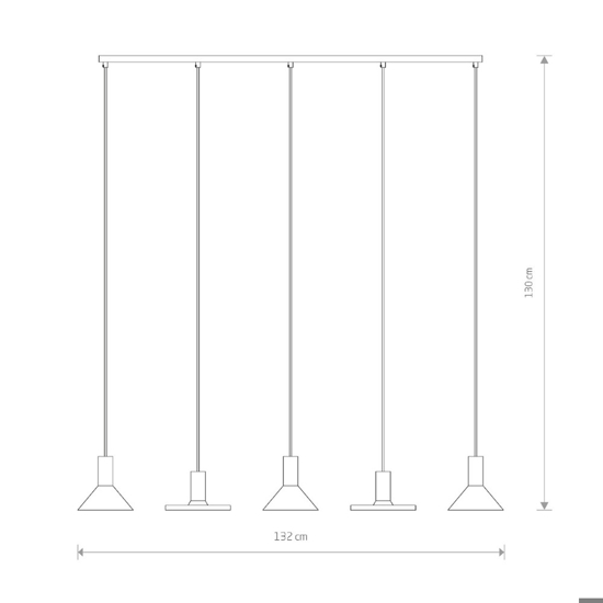 Lampadario nero oro con pendenti per tavolo in soggiorno