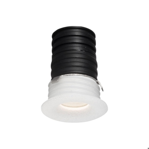 Faretto da incasso led per bagno doccia tondo bianco 1w 3000k
