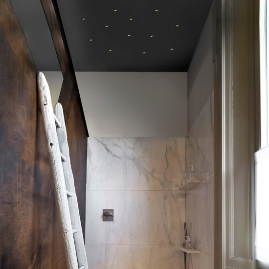 Faretto da incasso led per bagno doccia tondo bianco 1w 3000k