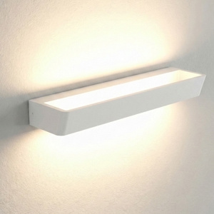 Applique led 30w 3000k bianca lampada da parete moderna