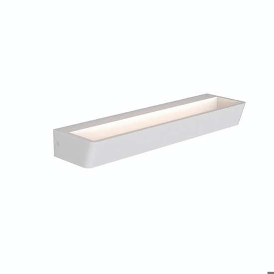 Applique led 30w 3000k bianca lampada da parete moderna