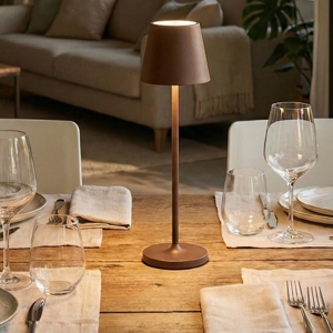 Lampada da tavolino h28 cm portatile minidiva perenz illuminazione