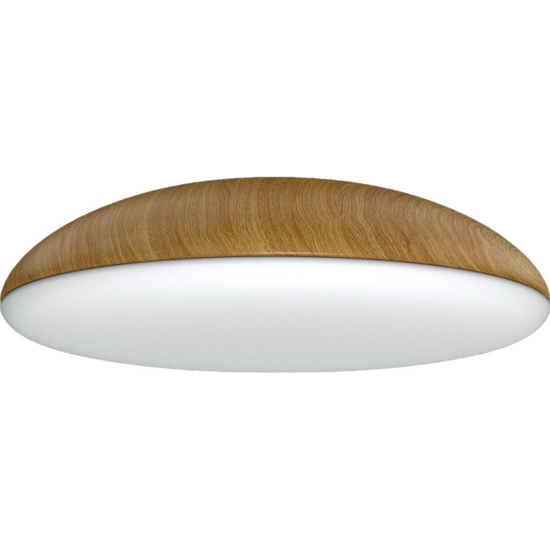 Plafoniera wood per cucina moderna 50cm effetto legno