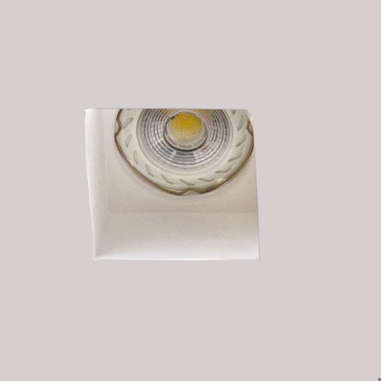 Isyluce faretto quadrato di gesso da incasso per controsoffitto