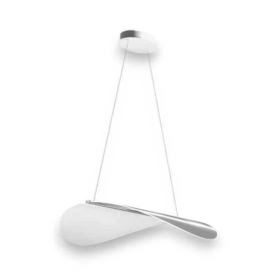 Diphy stilnovo lampadario moderno led 54w dimmerabile dali 3000k