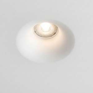 Faretto in gesso da incasso a soffitto rotondo isyluce
