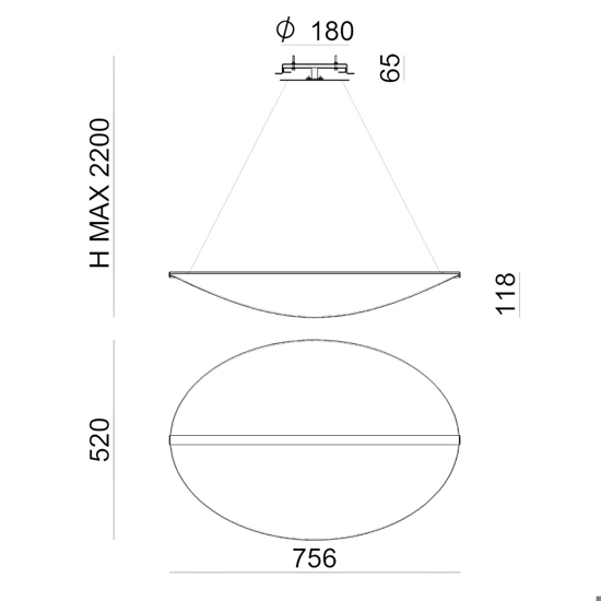 Diphy pc stilnovo lampadario moderno rosone da incasso