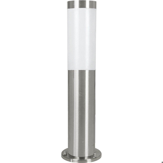 Eglo helsink lampioncino da giardino cilindro acciaio inox