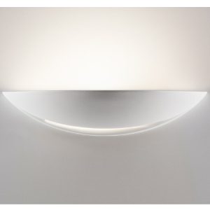 Applique di gesso ceramica per interni bianca verniciabile