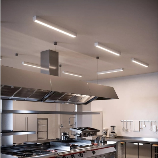 Plafoniera led box linea light rettangolare 20w 4000k bianca