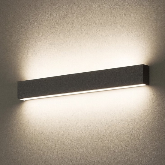 Applique led 41w 2700k cemento box w2 linea light bi emissione