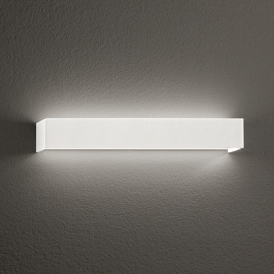 Applique lampada da parete led 14w 3000k rummo bianca perenz