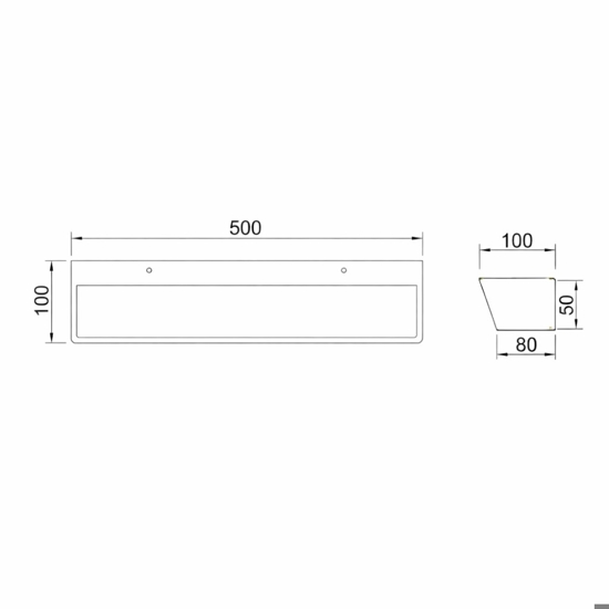 Applique nero led 40w 3000k da parete luminosa moderna