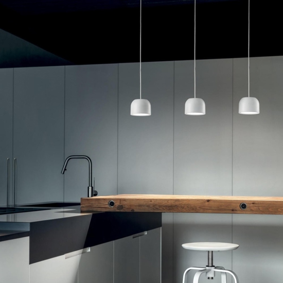 Outlook linea light lampada a sospensione led 11w 3000k bianca