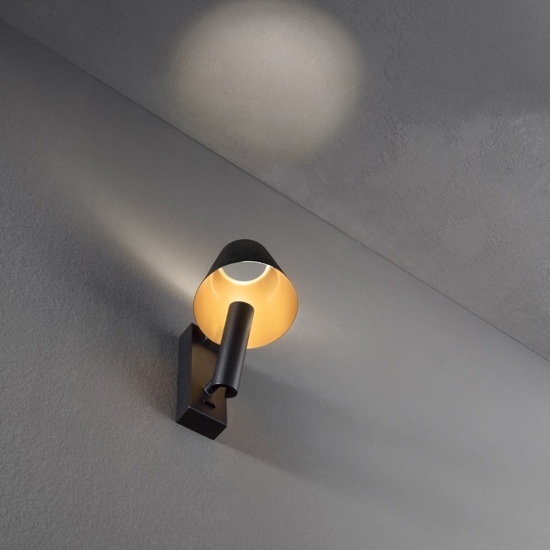 Applique bianco da comodino per camera da letto reverse perenz