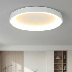 Plafoniera bianca anello 78cm led 62w 2700k-5000k con telecomando