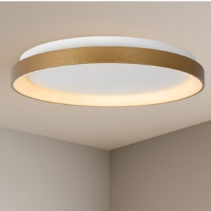 Plafoniera rotonda per soggiorno led 38w 2700k dimmerabile moderna