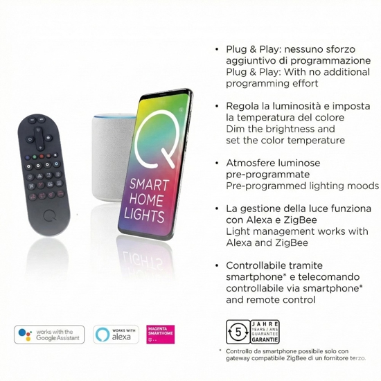 Plafoniera moderna cerchi grigio oro nero led con telecomando app