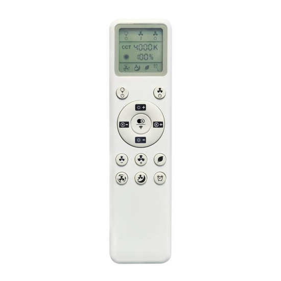 Ventilatore da soffitto bianco e legno led cct dimmerabile 13mq con telecomando