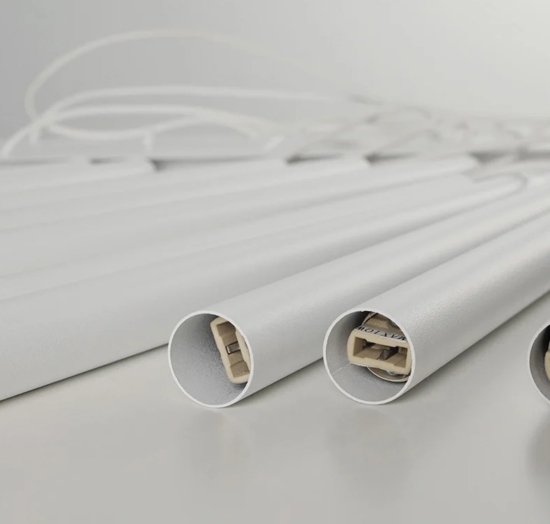 Lampadario per tavolo soggiorno moderno bianco